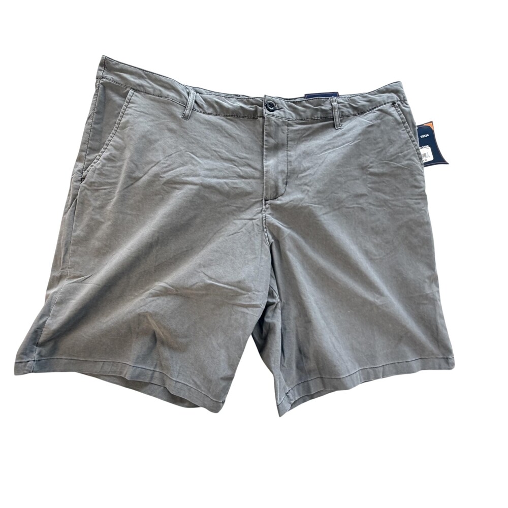 Fourcast Quad Flex Shorts Mens 40 Gray Stretch Chino 11 Inseam Lightweight